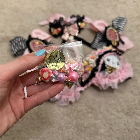 Candy-Land inspired Bra with Choker, rave EDM festival wear, cosplay - size 34A - Picture 6 of 6